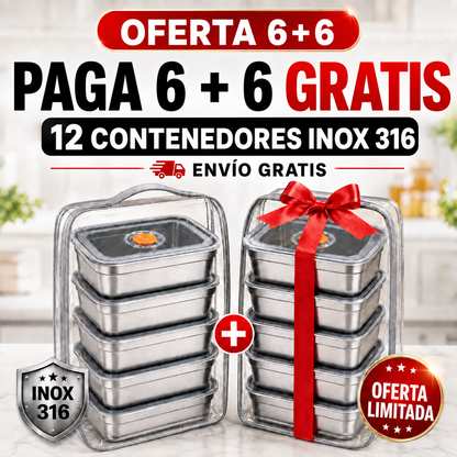 Recipiente Premium al Vacío de Acero Inoxidable 316 – 1500 ml