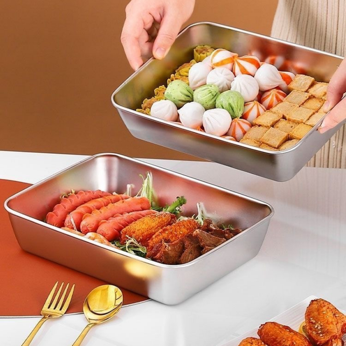 Contenedor para Alimentos de Acero Inoxidable 304 – Frescura Prolongada y Máxima Seguridad
