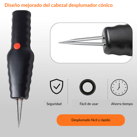 Desplumadora portátil para aves – elimina todas las plumas en pocos minutos