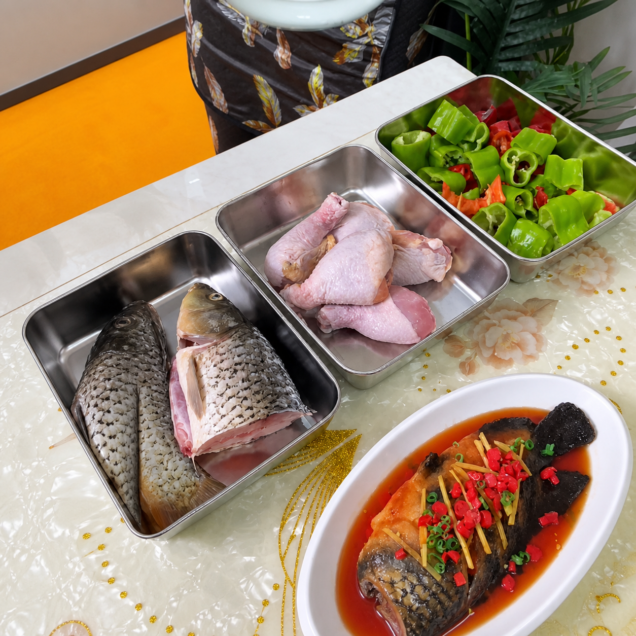 Recipientes inox SUS304 | Alimentos frescos por más tiempo (25×20×5 cm)