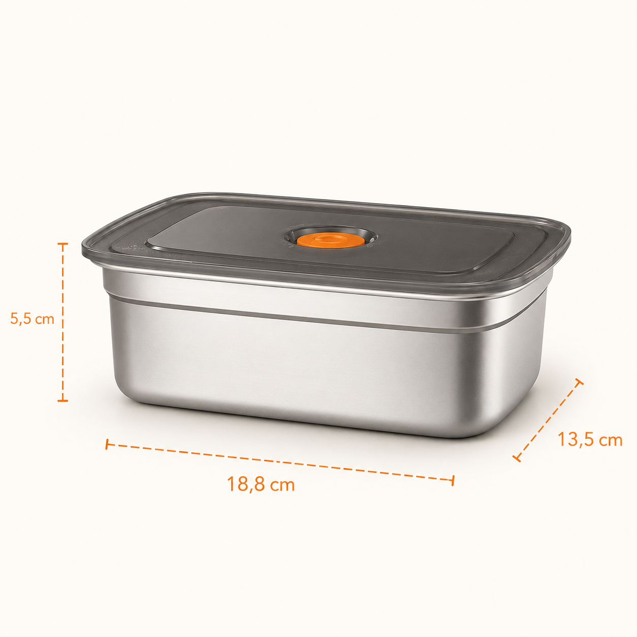 Recipiente Premium al Vacío de Acero Inoxidable 316 – 1500 ml