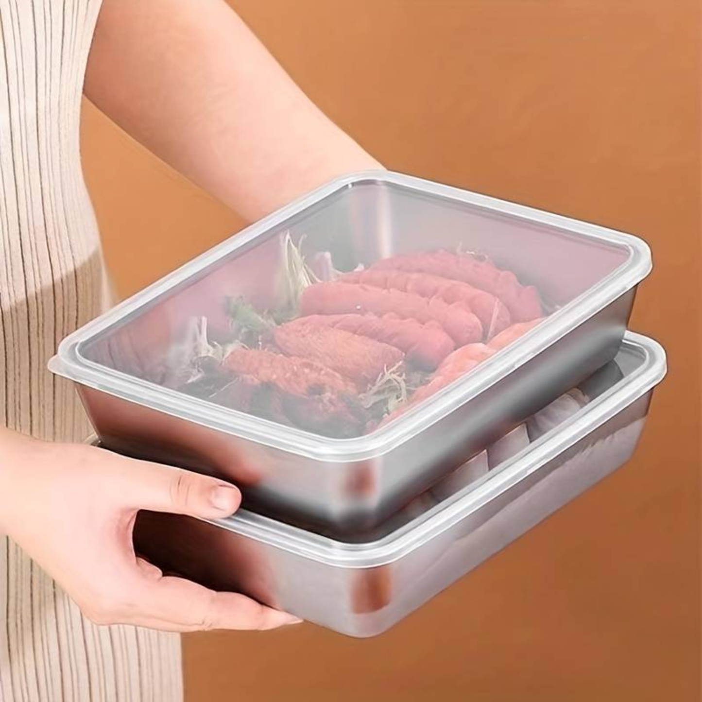 Contenedor para Alimentos de Acero Inoxidable 304 – Frescura Prolongada y Máxima Seguridad
