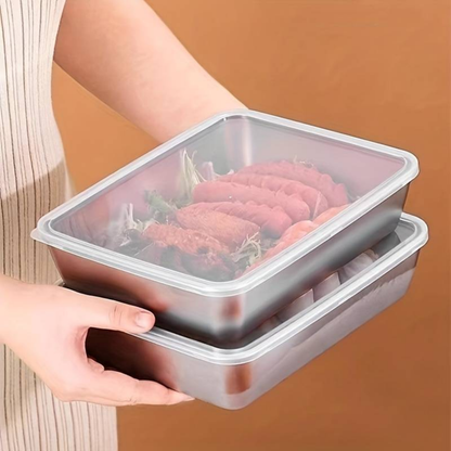 Contenedor para Alimentos de Acero Inoxidable 304 – Frescura Prolongada y Máxima Seguridad