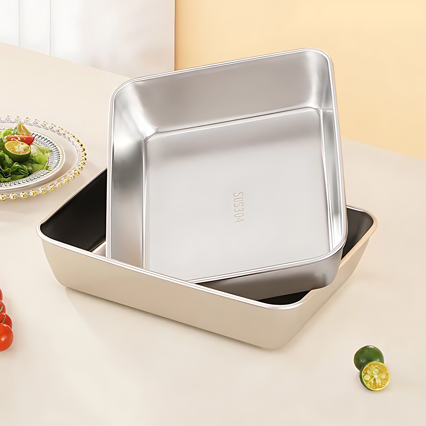 Contenedor para Alimentos de Acero Inoxidable 304 – Frescura Prolongada y Máxima Seguridad