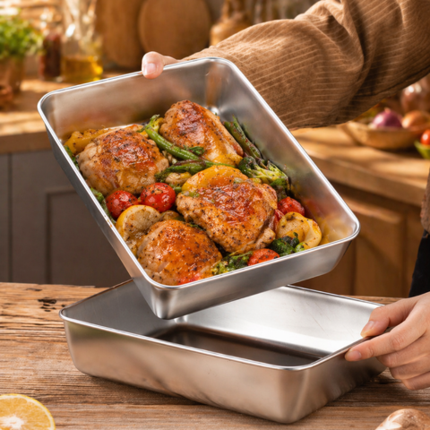 Contenedor premium para alimentos de acero inoxidable 304, mantiene la frescura hasta por 4 semanas.