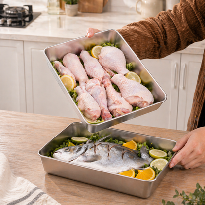 Contenedor premium para alimentos de acero inoxidable 304, mantiene la frescura hasta por 4 semanas.