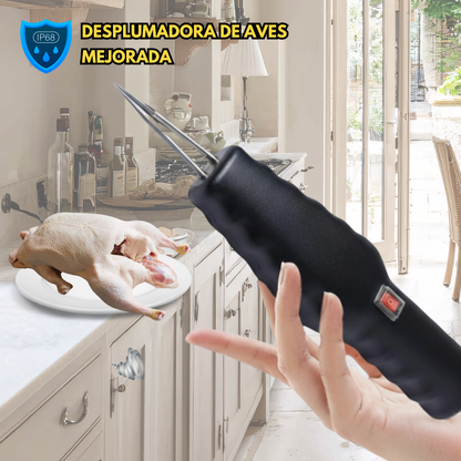 Desplumadora portátil para aves – elimina todas las plumas en pocos minutos