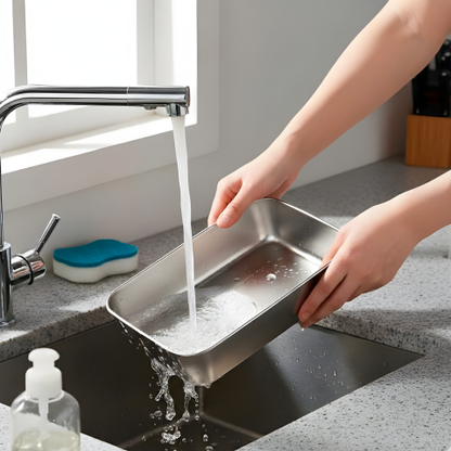 Contenedor premium para alimentos de acero inoxidable 304, mantiene la frescura hasta por 4 semanas.