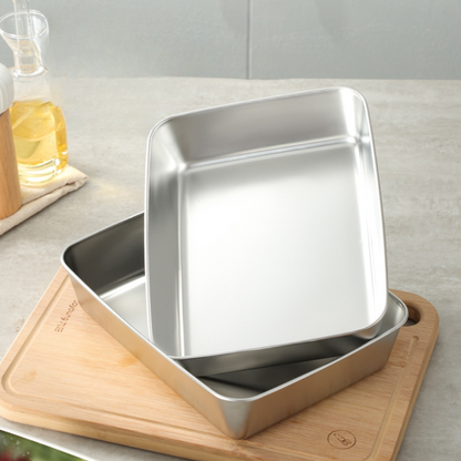 Contenedor de Alimentos de Acero Inoxidable 304 con Tapa Hermética – Frescura Más Duradera, Sin Olores ni Desperdicios