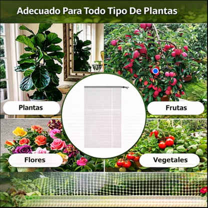Bolsas de malla transpirables reutilizables para la protección de frutas y verduras – Protege contra insectos, moscas de la fruta y pájaros
