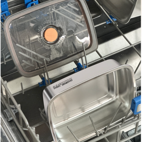 Recipiente antibacteriano al vacío para alimentos de acero inoxidable, 1500 ml – también apto para microondas.