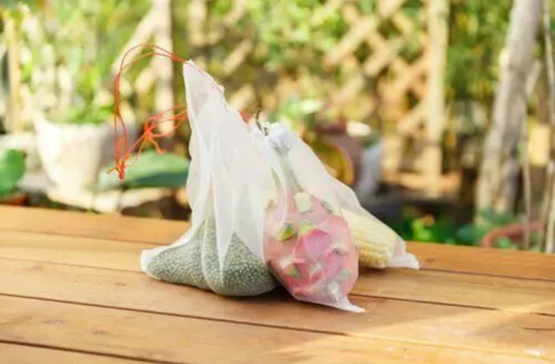 Bolsas de malla transpirables reutilizables para la protección de frutas y verduras – Protege contra insectos, moscas de la fruta y pájaros