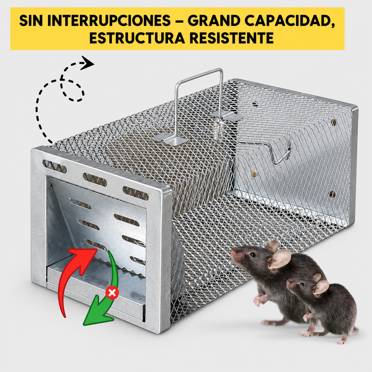BestSeller™ - Trampa Humanitaria de Captura Viva para Ratas, Ratones y Ardillas