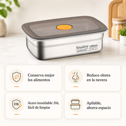 SnainyBox™ 316 – Táper Hermético Premium