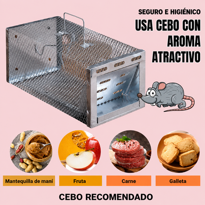 BestSeller™ - Trampa Humanitaria de Captura Viva para Ratas, Ratones y Ardillas