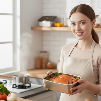 Recipiente para alimentos de acero inoxidable 316 con sistema de vacío – frescura garantizada al 100%