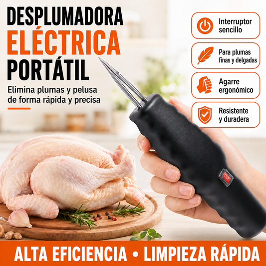 Desplumador de Aves Portátil y Manual – Práctico y Rápido