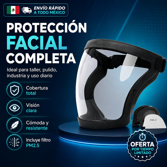 La Visera Protege El Rostro Del Polvo Fino Y De La Niebla
