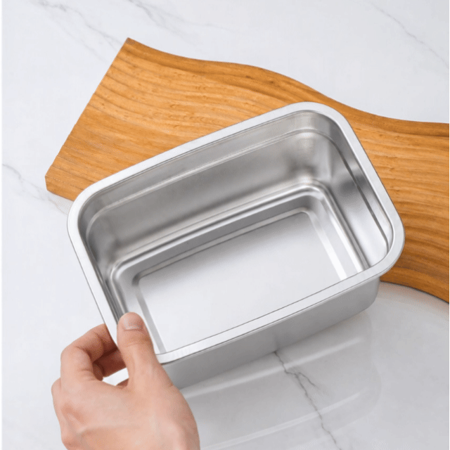 Recipiente para alimentos de acero inoxidable 316 con sistema de vacío – frescura garantizada al 100%